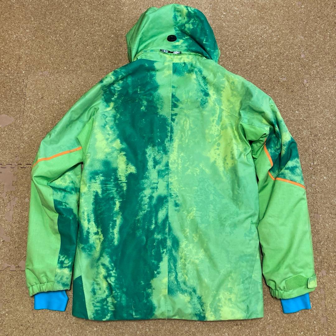 デサントdescentスキーウェア スキー スノボジャケット Mメンズ 緑