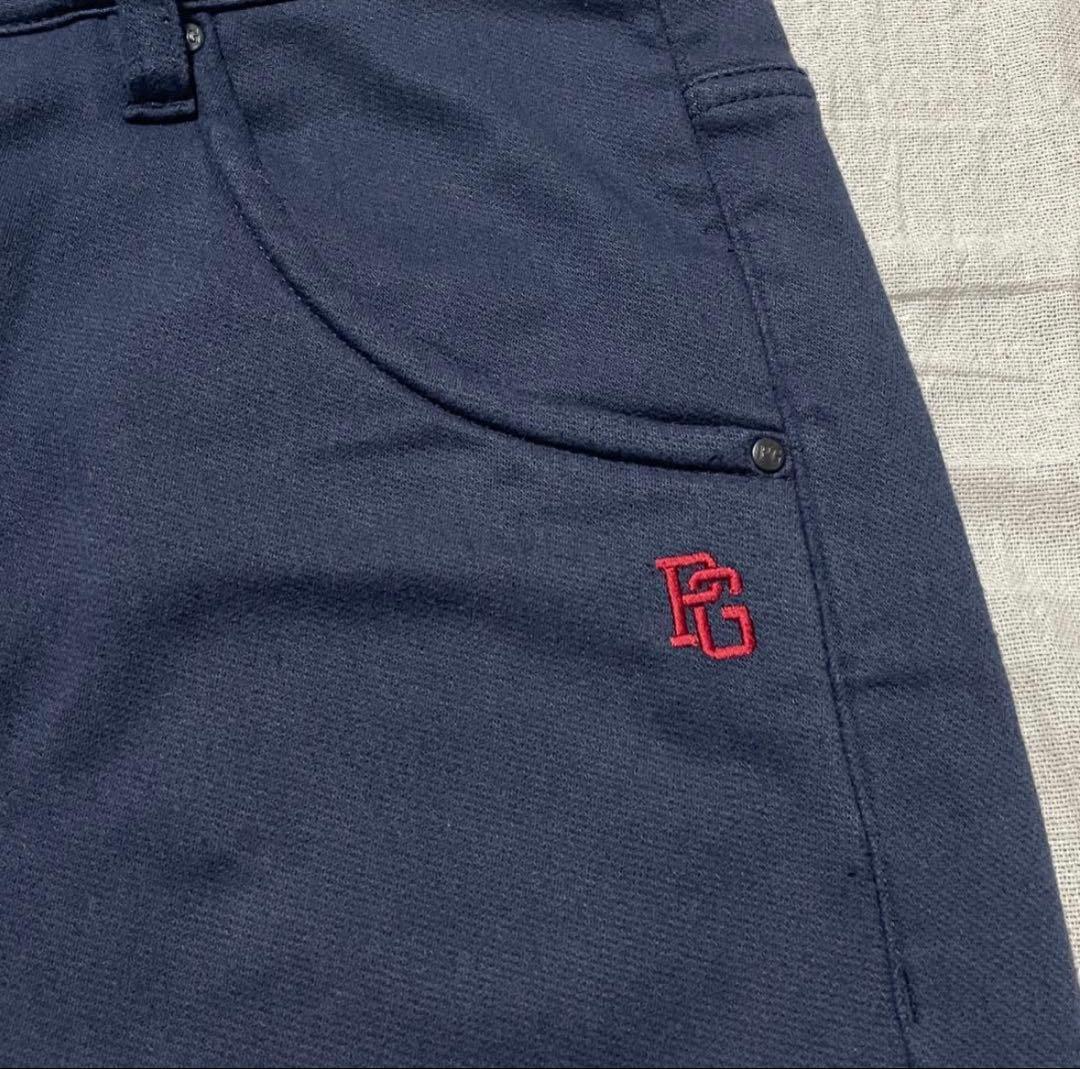 パーリーゲイツ　ストレッチパンツ　ネイビー　ジョガーパンツ　サイズ2 Ｌ