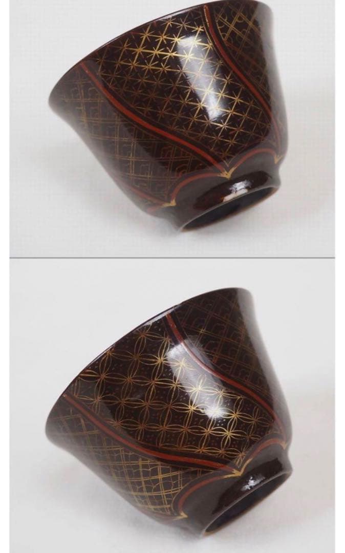 送料無料 極希少　江戸後期～明治期豊楽焼煎茶碗5客 箱付　茶道具