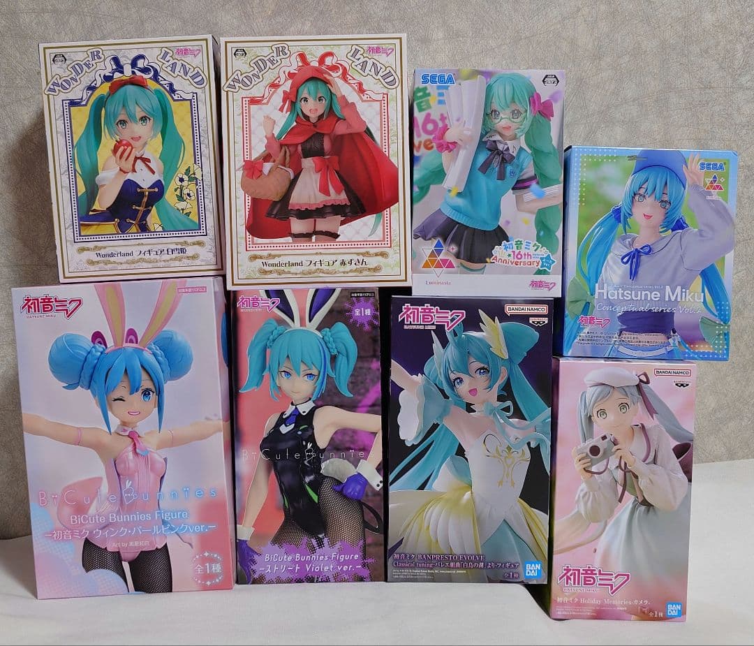 初音ミク プライズフィギュア 8点セット