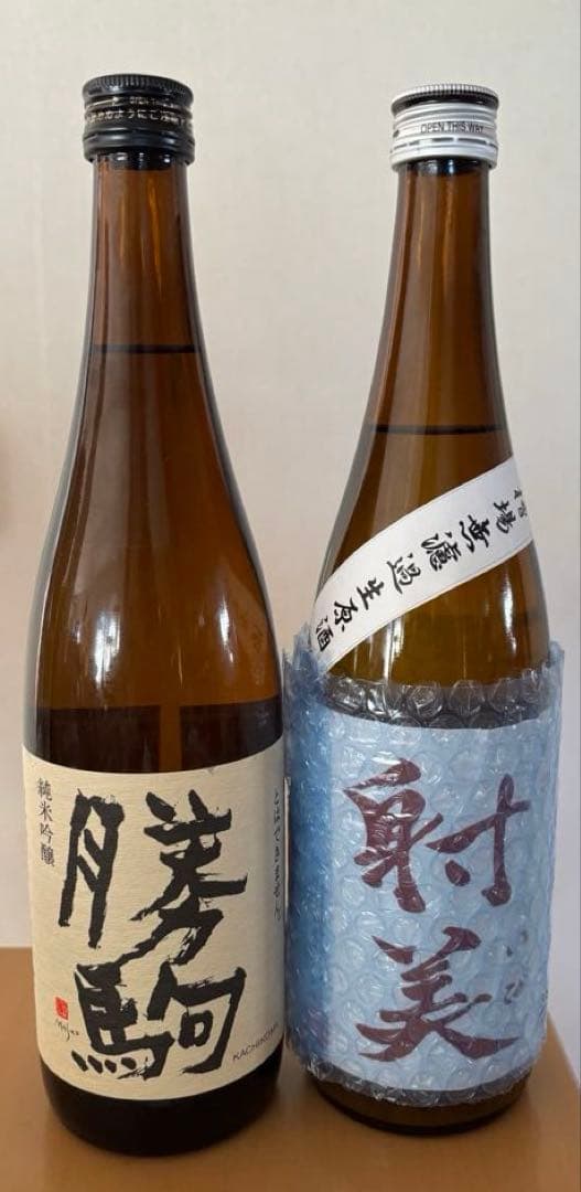 日本酒　射美　吟撰 勝駒　純米吟醸　720ml
