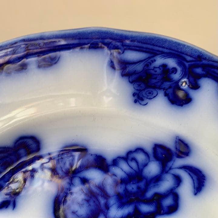 マーストリヒトAurorea 皿 古道具 blue flow ブロカント