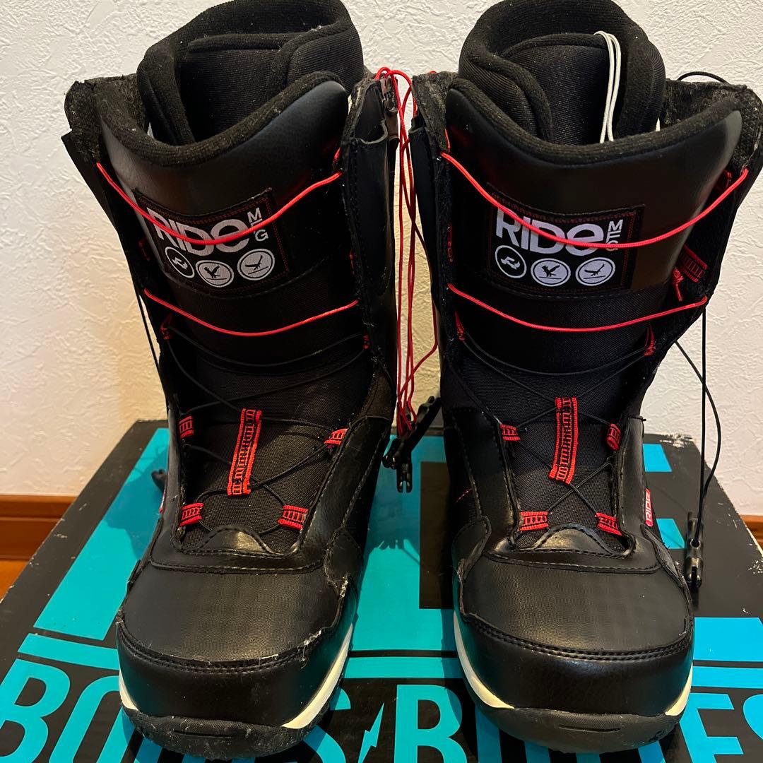 RIDE スノーボードブーツ ブラック/レッド 27.5㎝