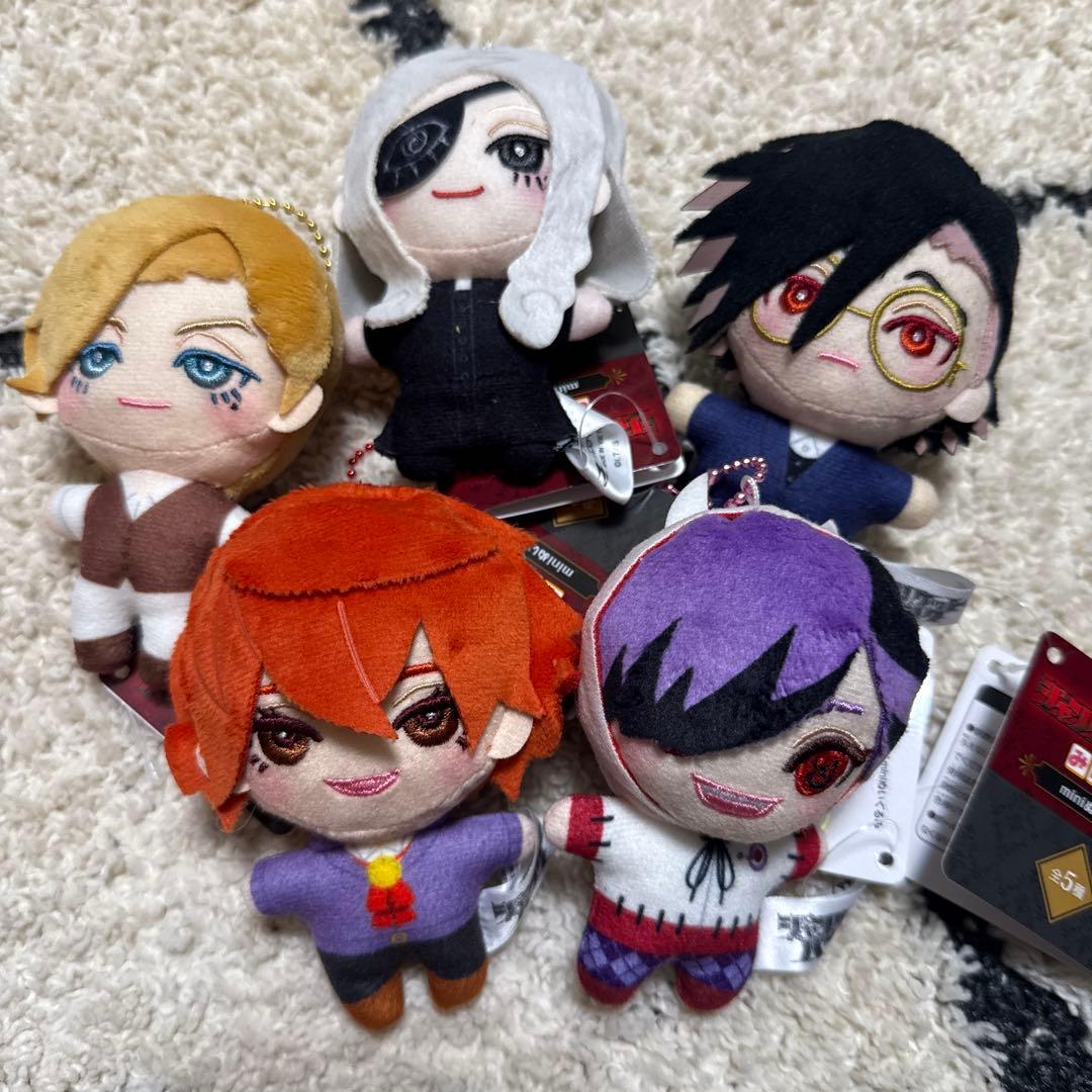 ジャンケットバンク みにコレ ぬいぐるみ ５種コンプセット マスコット