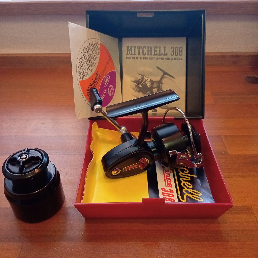 未使用品 ミッチェル308 スピニングリールプリンスロゴ　希少モデル