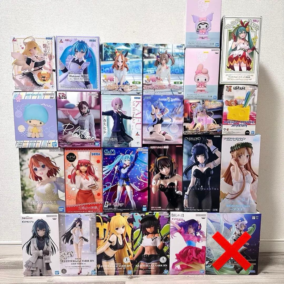 最新プライズフィギュア 24個セット セット販売　美少女　ジャンプ系③