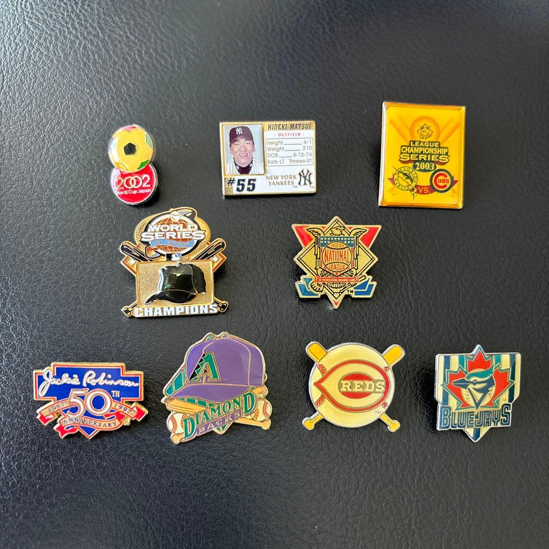 メジャーリーグ　ピンバッジ9個