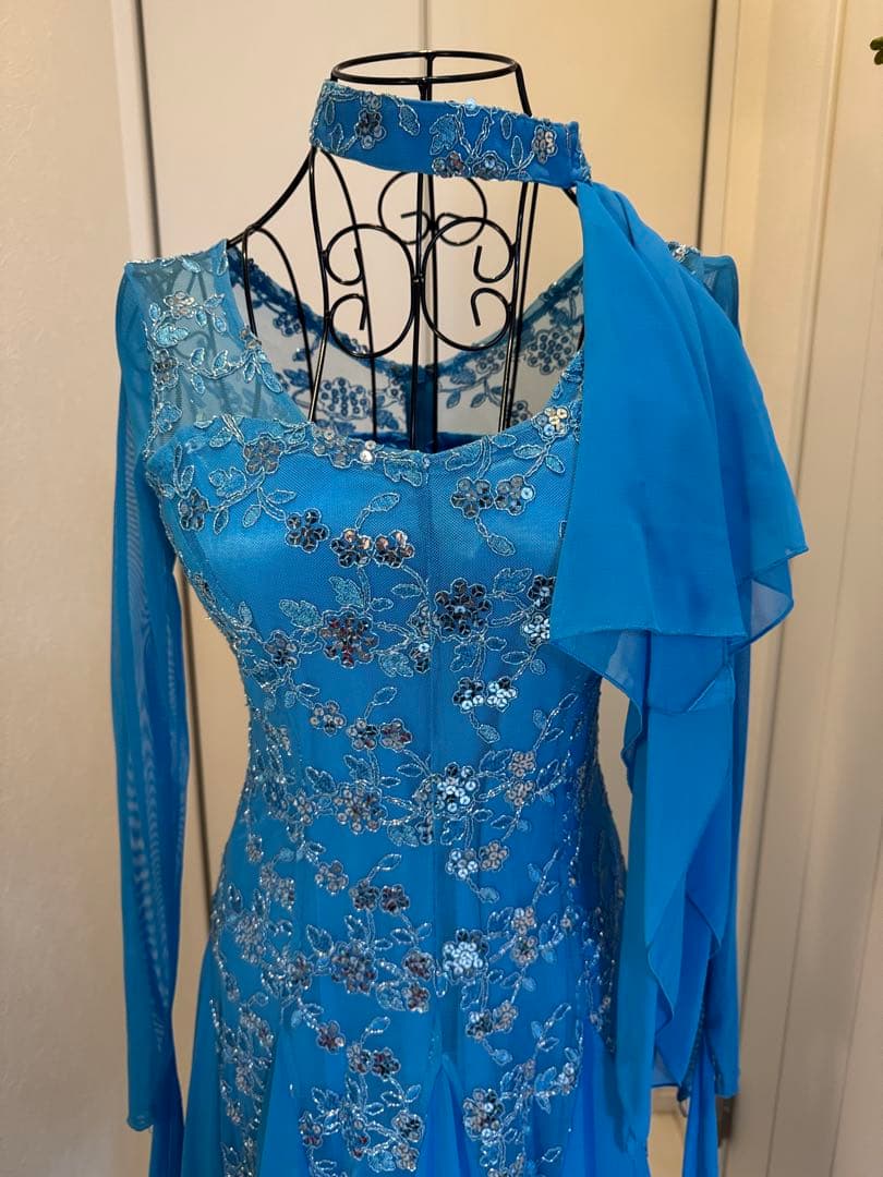 ダンスドレス　青