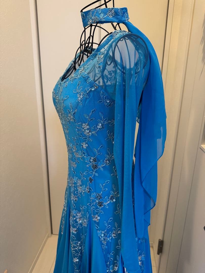 ダンスドレス　青