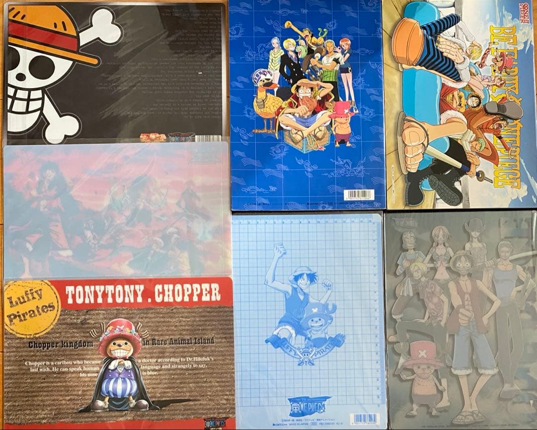 ワンピース　下敷き　ノート　当時のもの　レア　希少