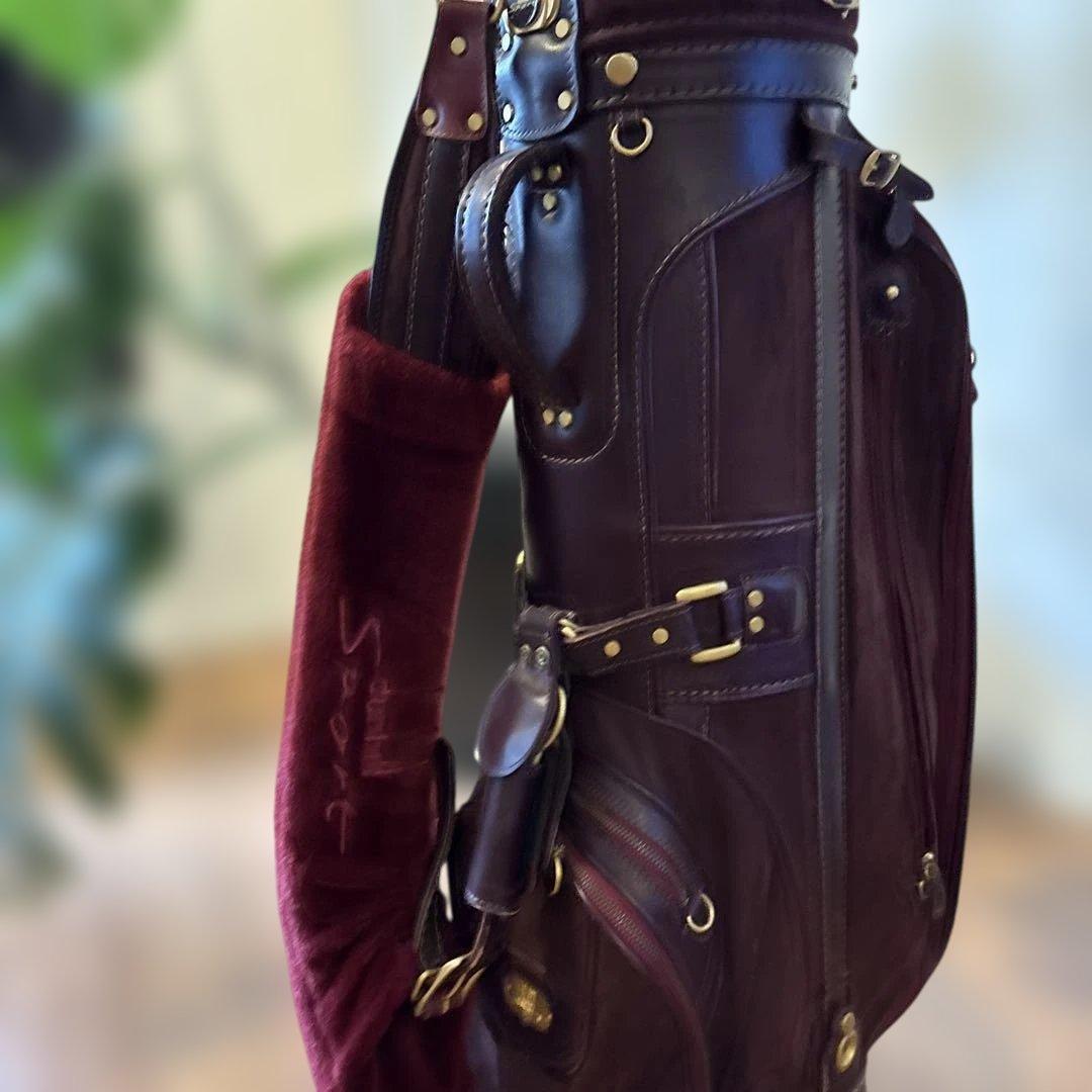 dunhill スポーツ ゴルフバッグ バーガンディ