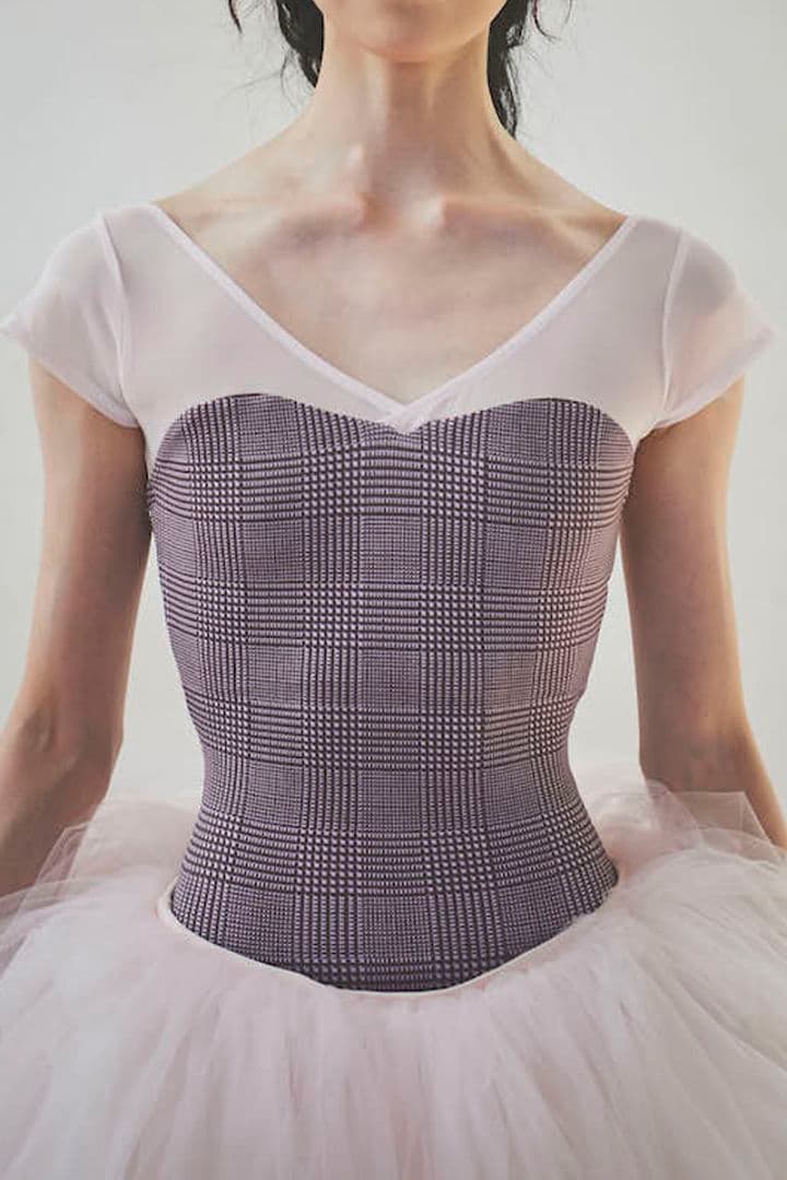 【新品】stina スティナ type H glen check レオタード　M