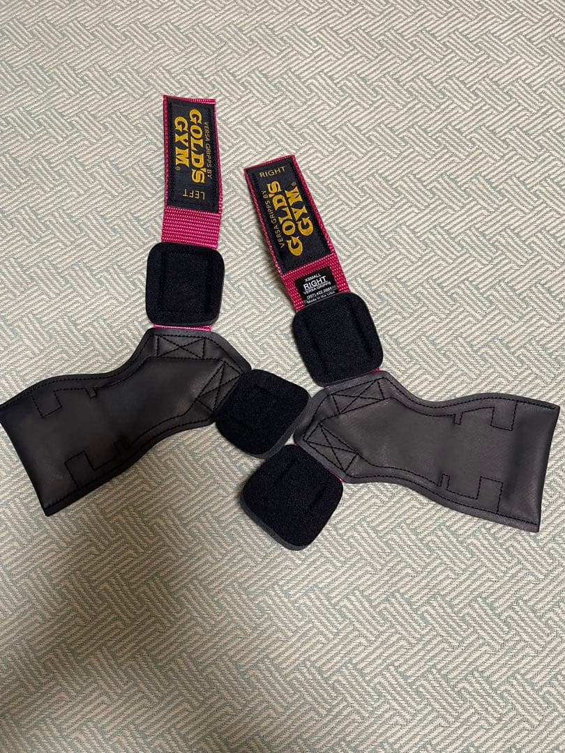 ゴールドジム VERSA GRIPPS PRO XS 黒/ピンク