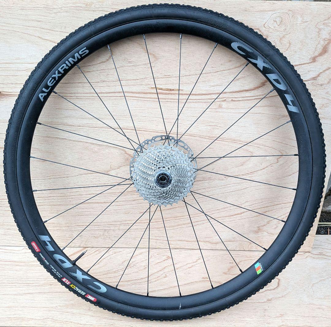 ALEXRIMS CXD4　前後セット　スプロケ・タイヤ・ローター付き