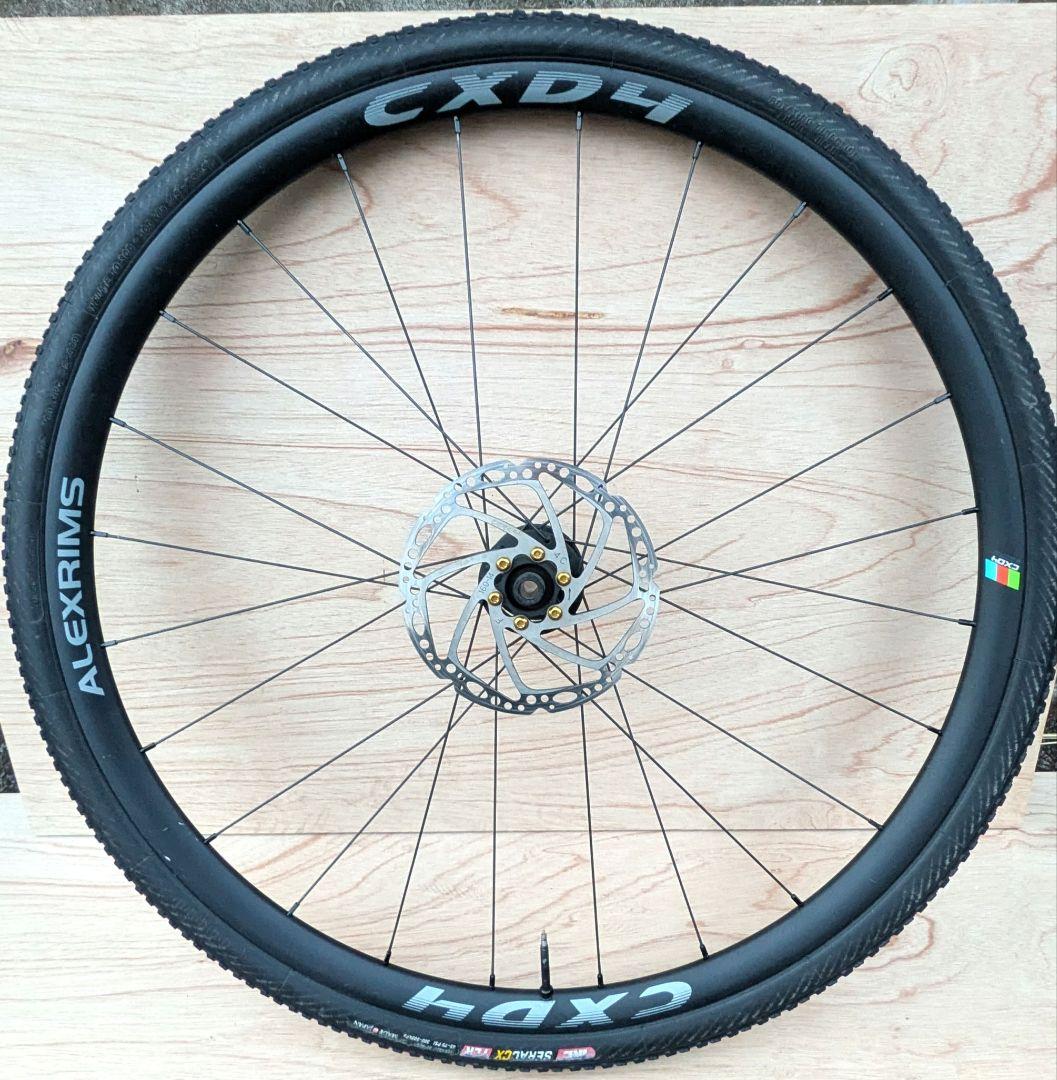ALEXRIMS CXD4　前後セット　スプロケ・タイヤ・ローター付き