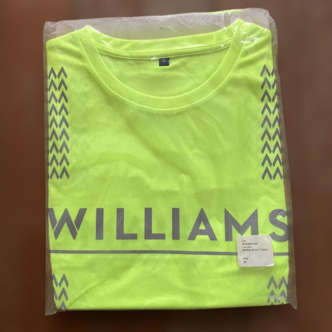 2020年　ウィリアムズ　F1 チーム　スタッフ用　リフレクターTシャツ￼