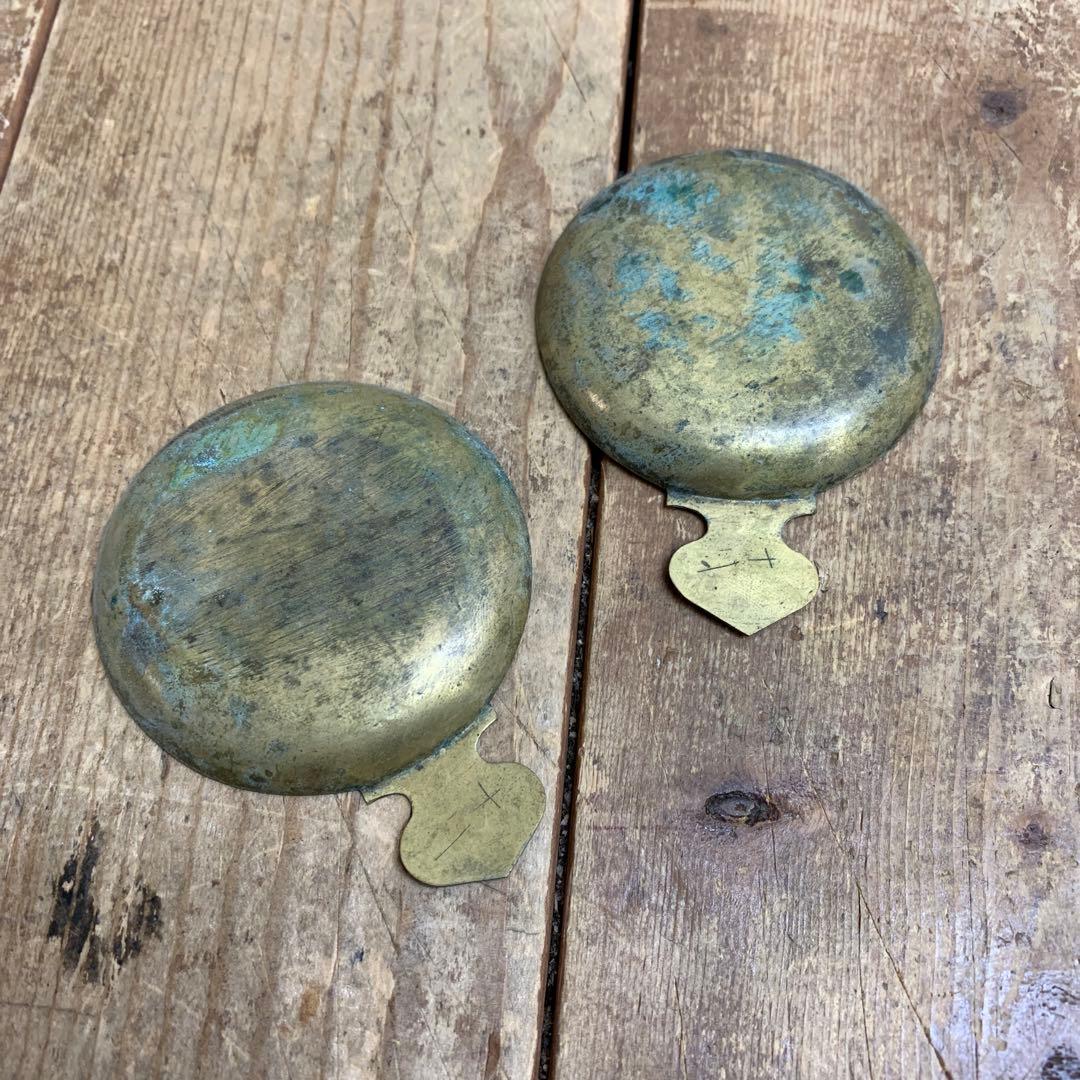 E-壁 【希少・アンティーク】木製ケース入り 天秤ばかり セット 真鍮製 ビンテ