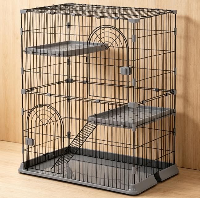 おしゃれ 猫 ケージ キャットケージ 2段 猫ゲージ キャットハウス 多段