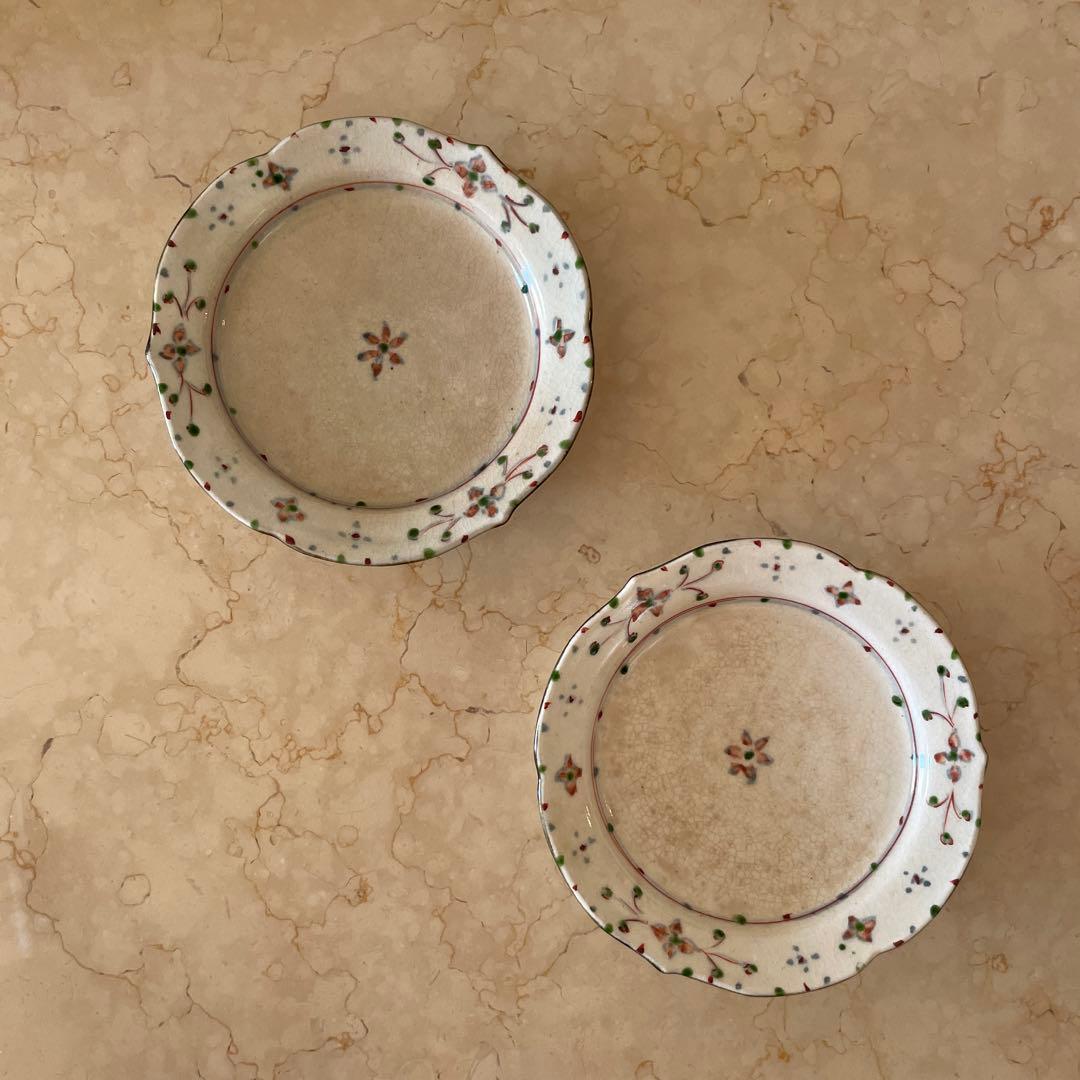 藤田佳三氏作 小皿(２枚セット)