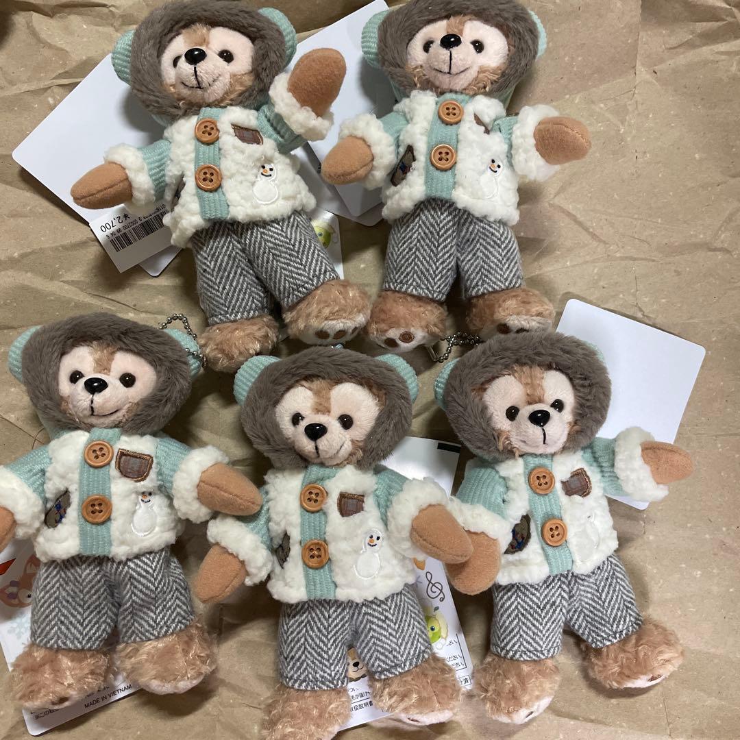 ディズニー　リゾート　ダッフィー　ぬいぐるみバッジ