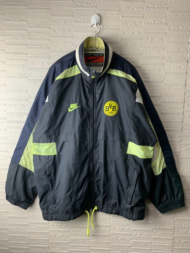 90s NIKE ヴィンテージ　ボルシアドルトムント　ナイロン　ジャケット