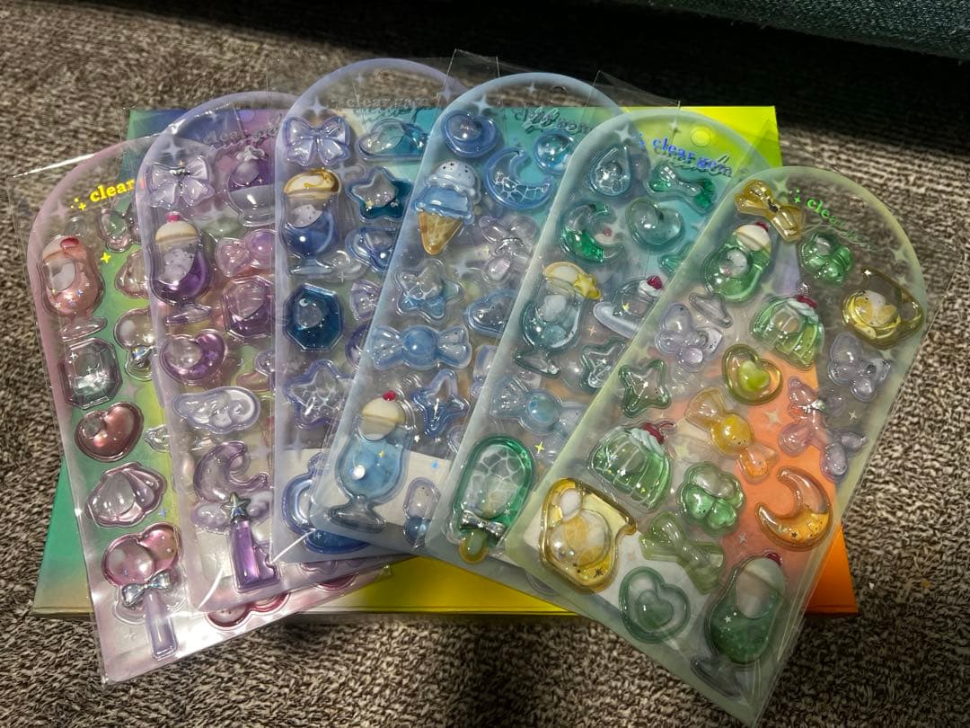 クーリア clear クリアジェムシール 6点セット