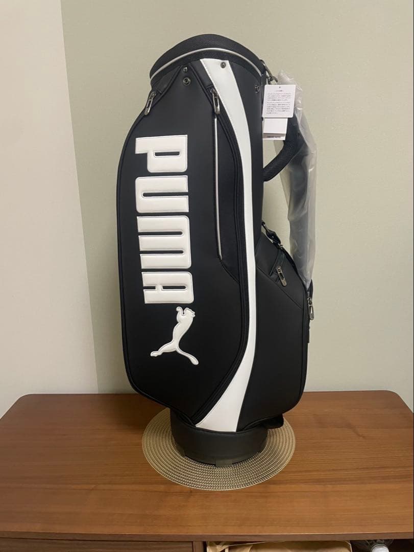 PUMA キャディーバッグ ブラック/ホワイト
