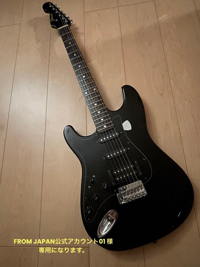 Tomson エレキギター ブラック ギターケース付き