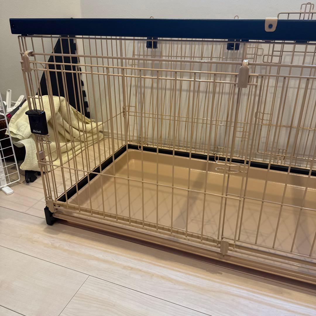 リッチェル ペットサークル ケージ　サークル　ハウス　スチール製　小型犬