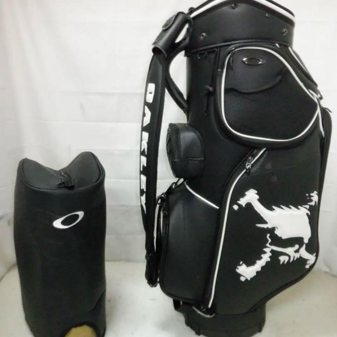 OAKLEY★オークリー★スカル★9.5型★美品★スタッフ(BK×WH)