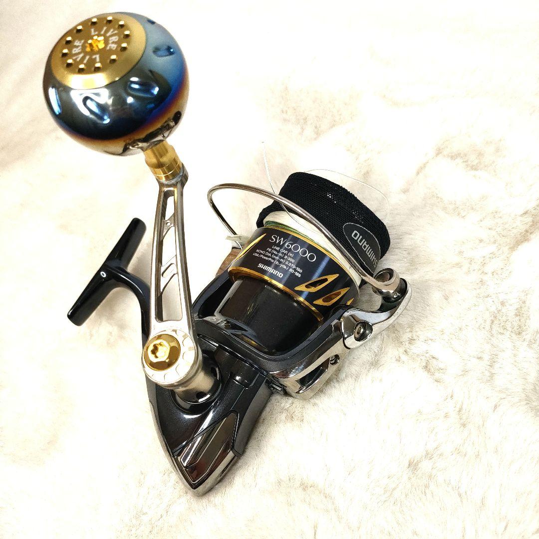SHIMANO 13ステラSW6000HG リール　リブレ　パワーハンドル