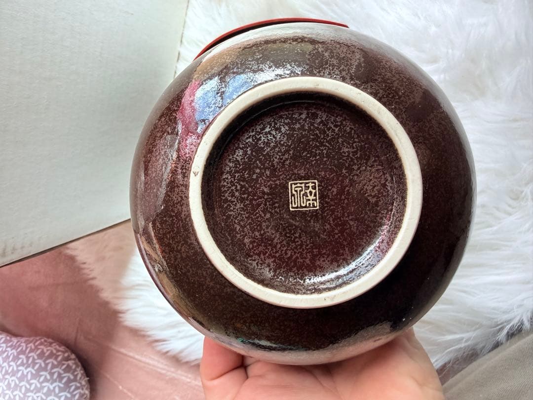 花柄装飾の漆器 椀