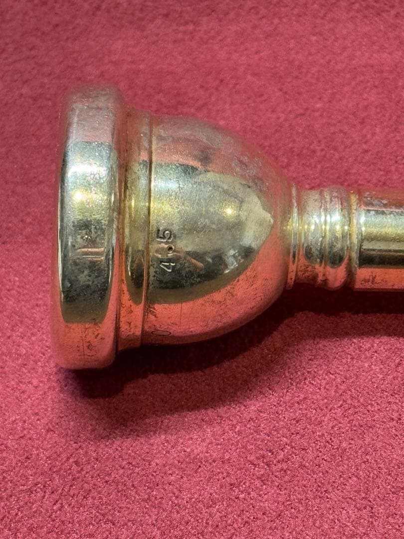 GRIEGO 4.5 太管　トロンボーンマウスピース　金メッキ