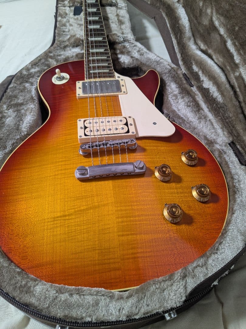 crews OSL FM L crews製セミハードケース付き レスポールタイプ