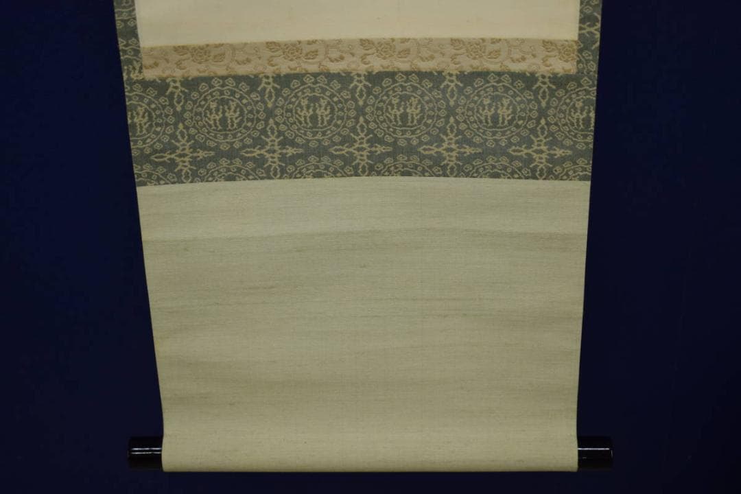 真作/島治郎/人物田植え画賛/桐共箱付/布袋屋掛軸HH-834