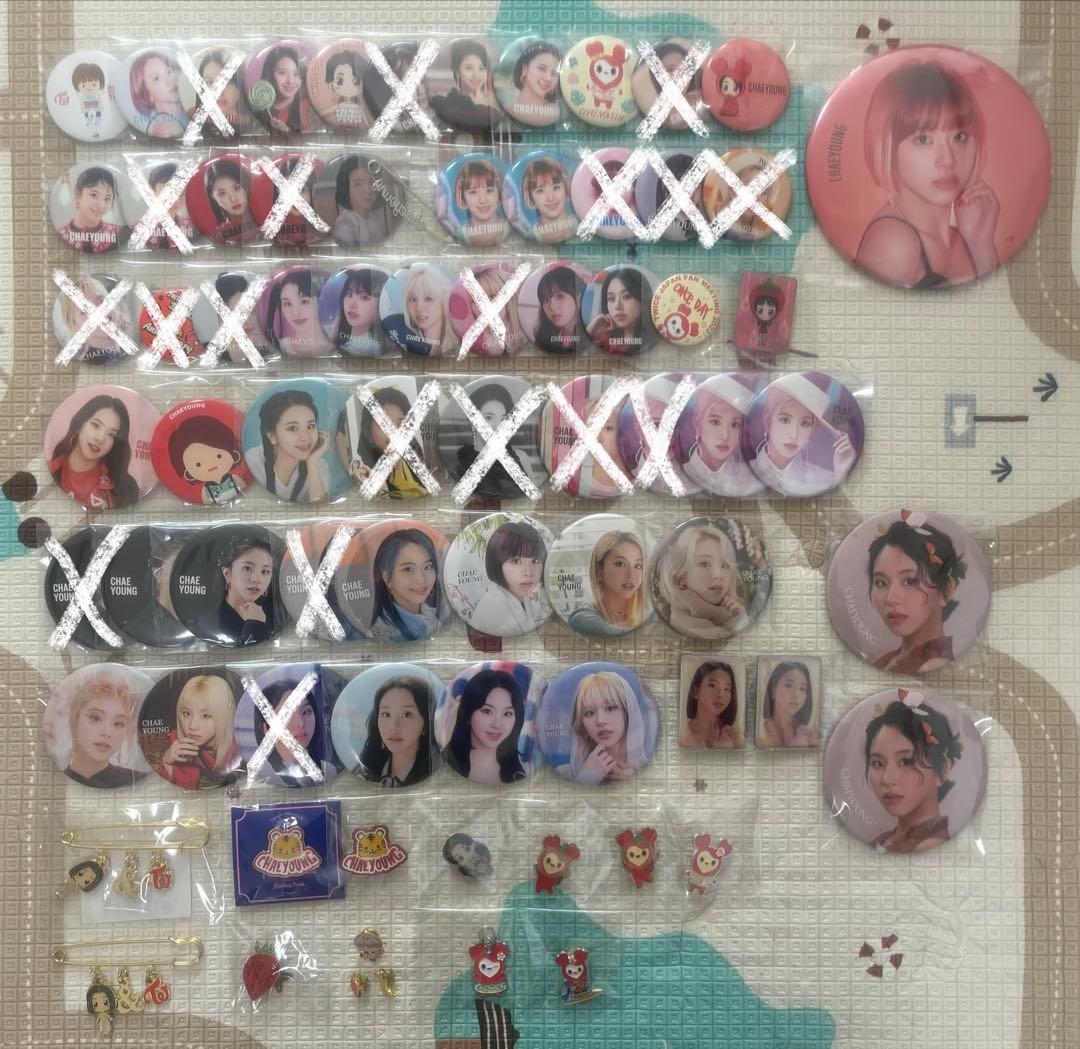 TWICE チェヨン 缶バッジ まとめ売り