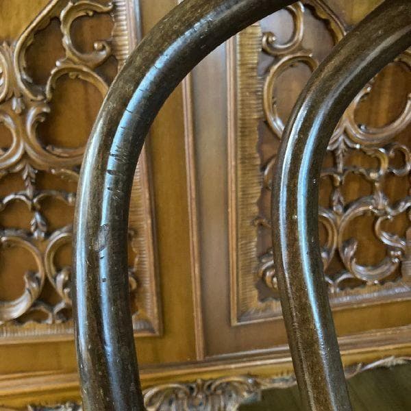 USAアメリカ ヴィンテージoliverオリバー無垢材 曲木アームレスチェア1脚