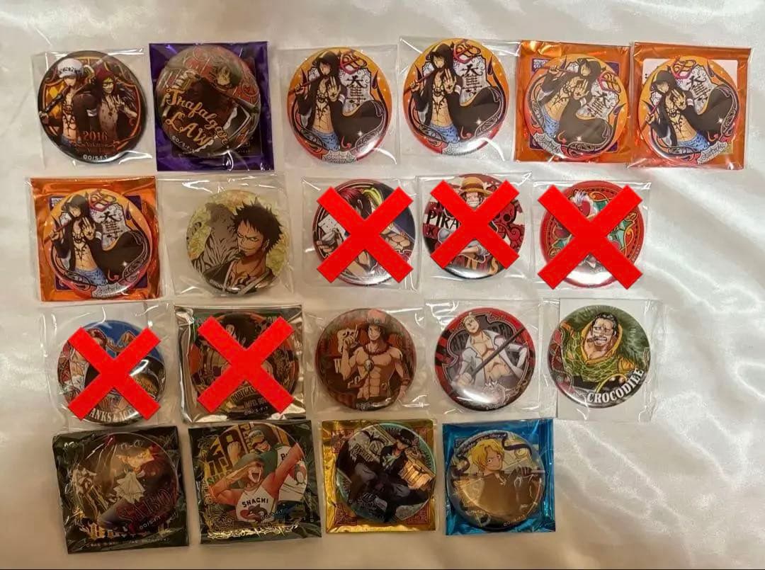 ワンピース 缶バッジ まとめ