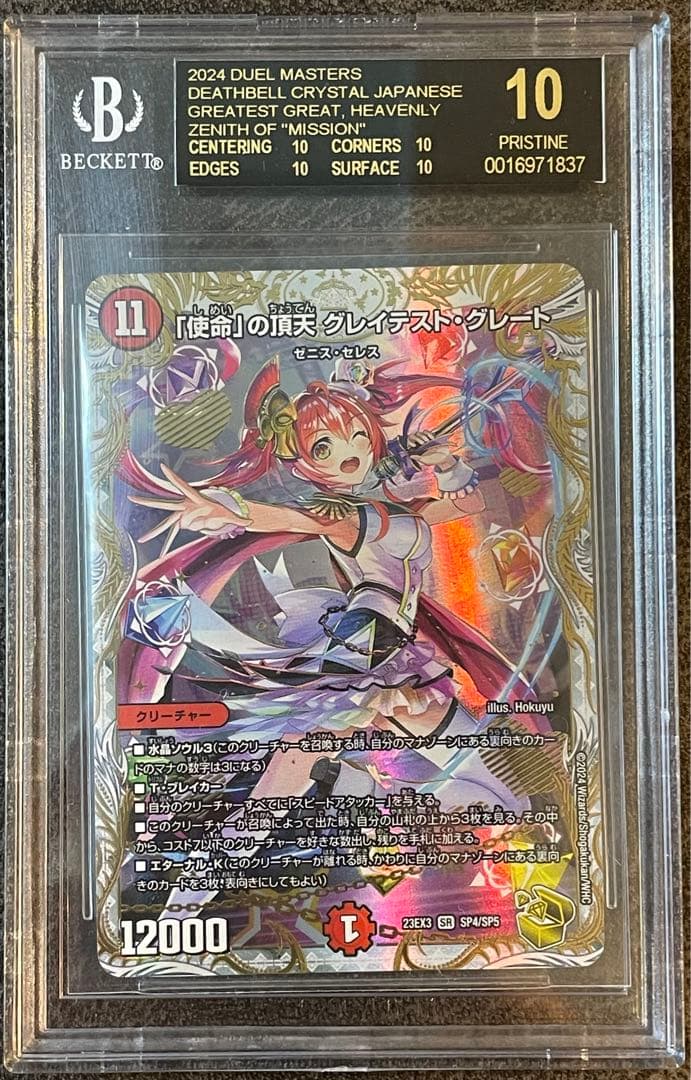 BGS10 ブラックラベル 「使命」の頂天 グレイテスト•グレート 金トレジャー