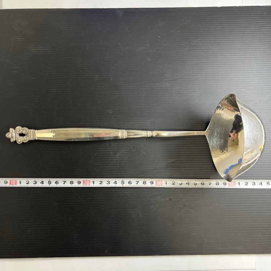 ジョージジェンセン　エコーンsterling925特大グレービーレードル208g