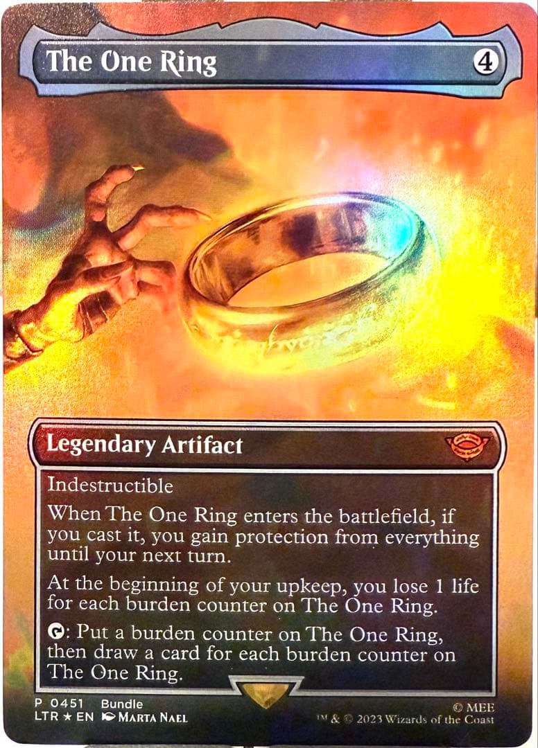 一つの指輪　バンドル　foil 一つの指輪　mtg
