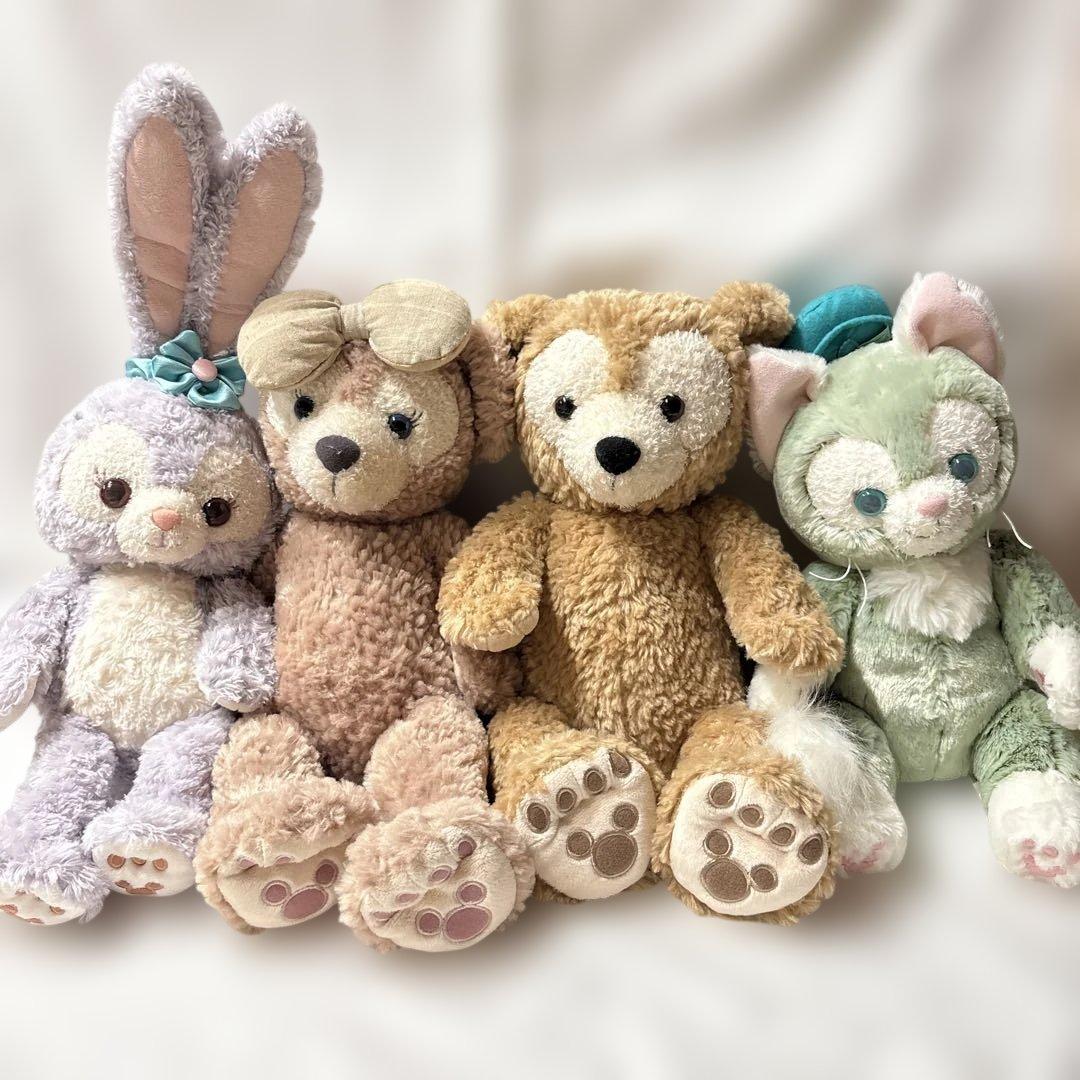 ダッフィー&フレンズ ぬいぐるみセット ダッフィー シェリーメイ ジェラトーニ