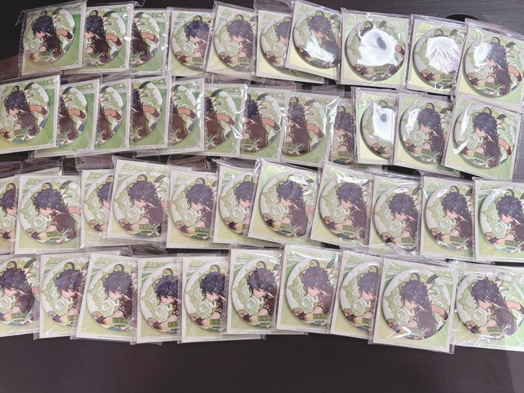 原神　缶バッジ キィニチ 43点