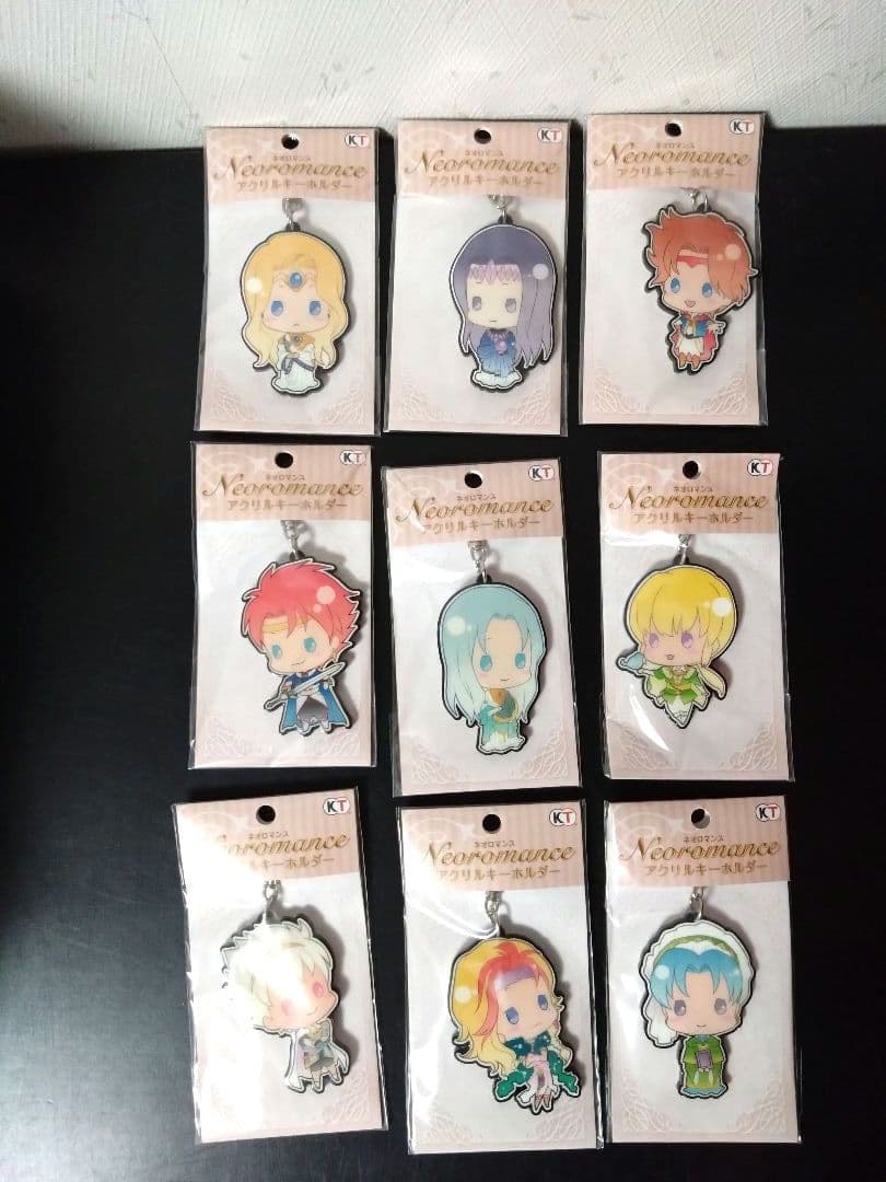 【新品未開封】アンジェリーク　アクリルキーホルダー 9個セット 神鳥