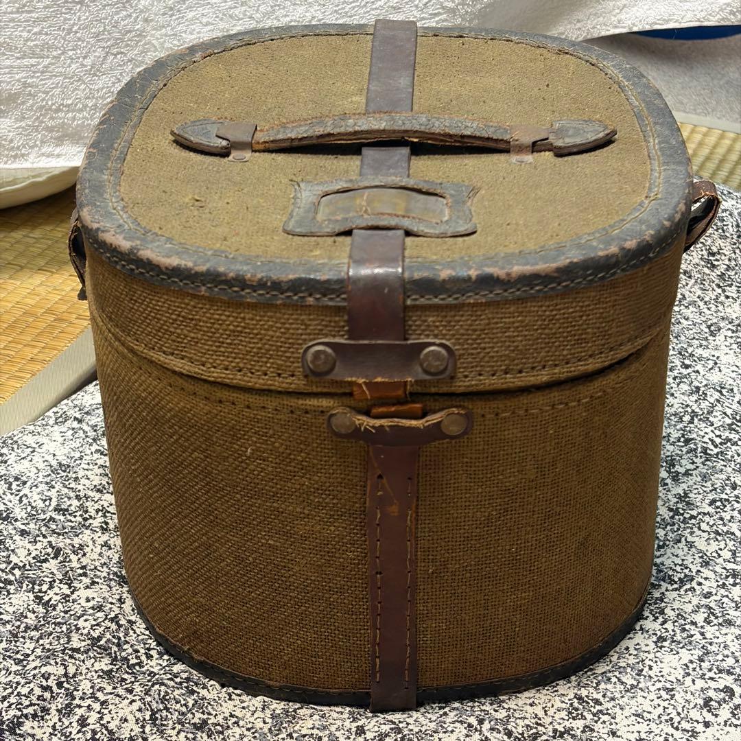 当時物　旧日本帝国海軍　制帽　帽子　軍帽　ネーム入り ミリタリー　箱付