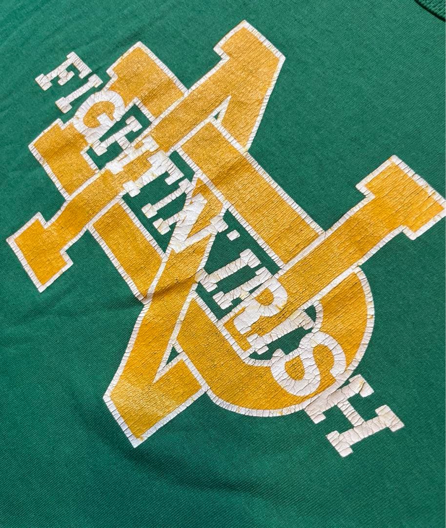 80's USA Champion トリコタグ フットボールTシャツ　L