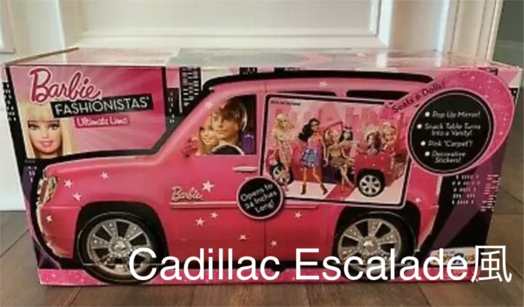 バービー　リムジン　車　ピンク キャデラック　エスカレード ファッショニスタ