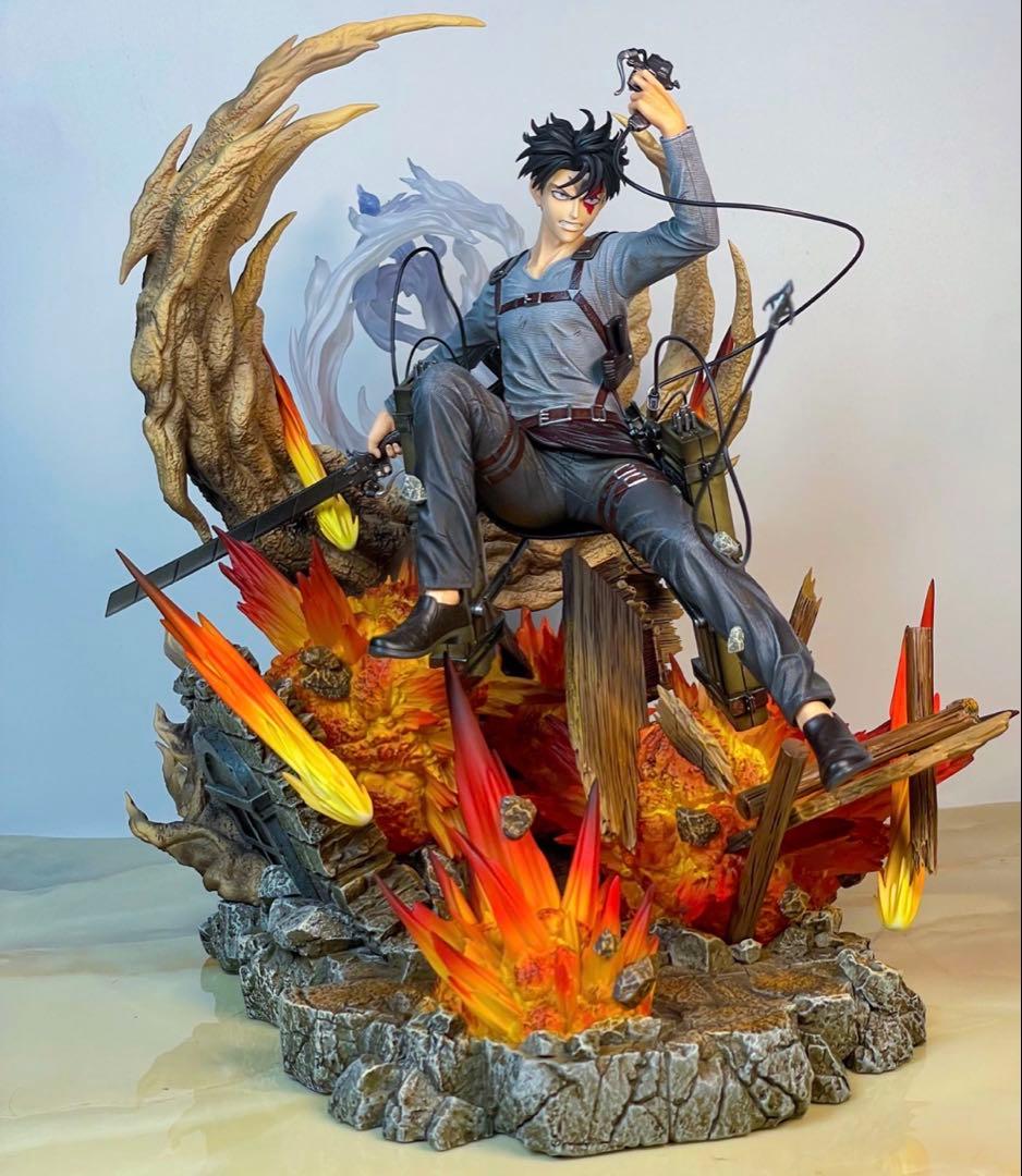 進撃の巨人 ① リヴァイ·アッカーマン ガレージキット ガレキ スタチュー