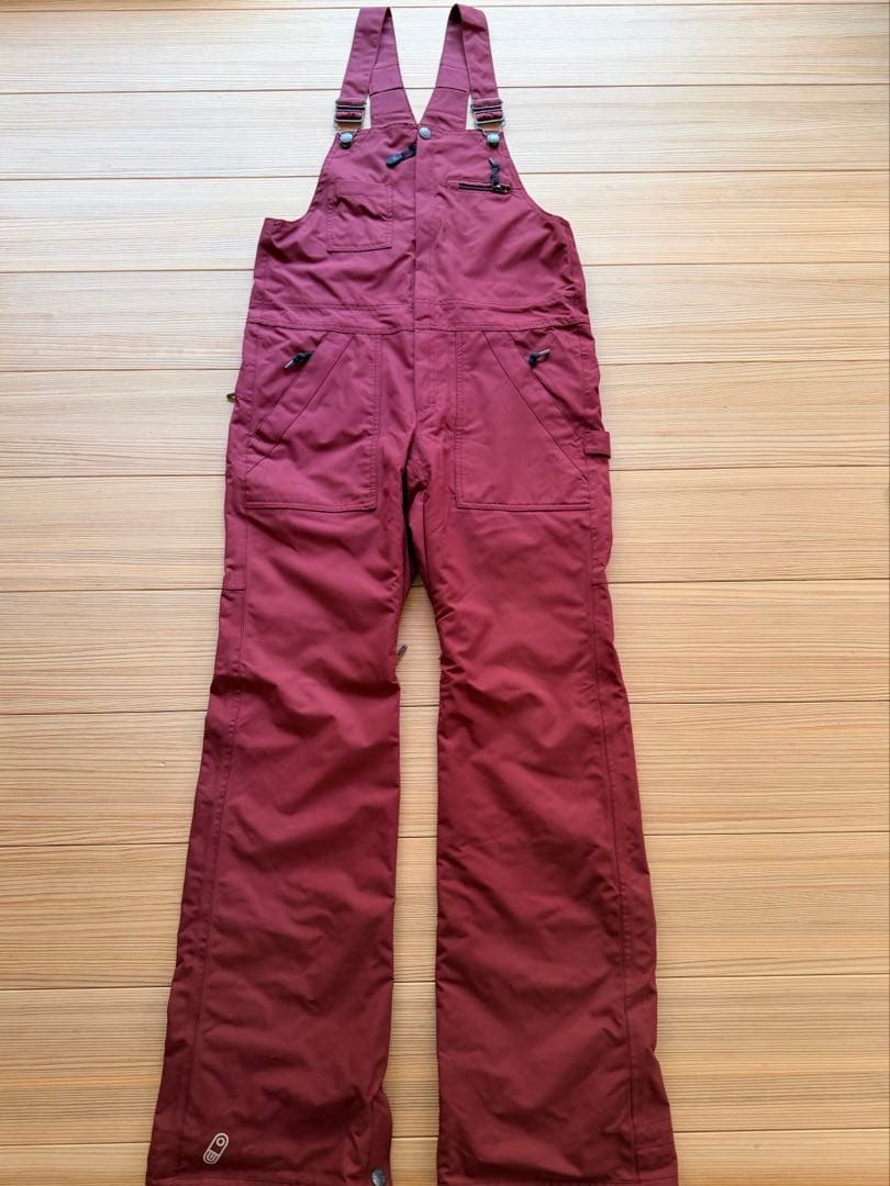 スノーボードウェア ビブパンツ レディース エアブラスター S バーガンディ