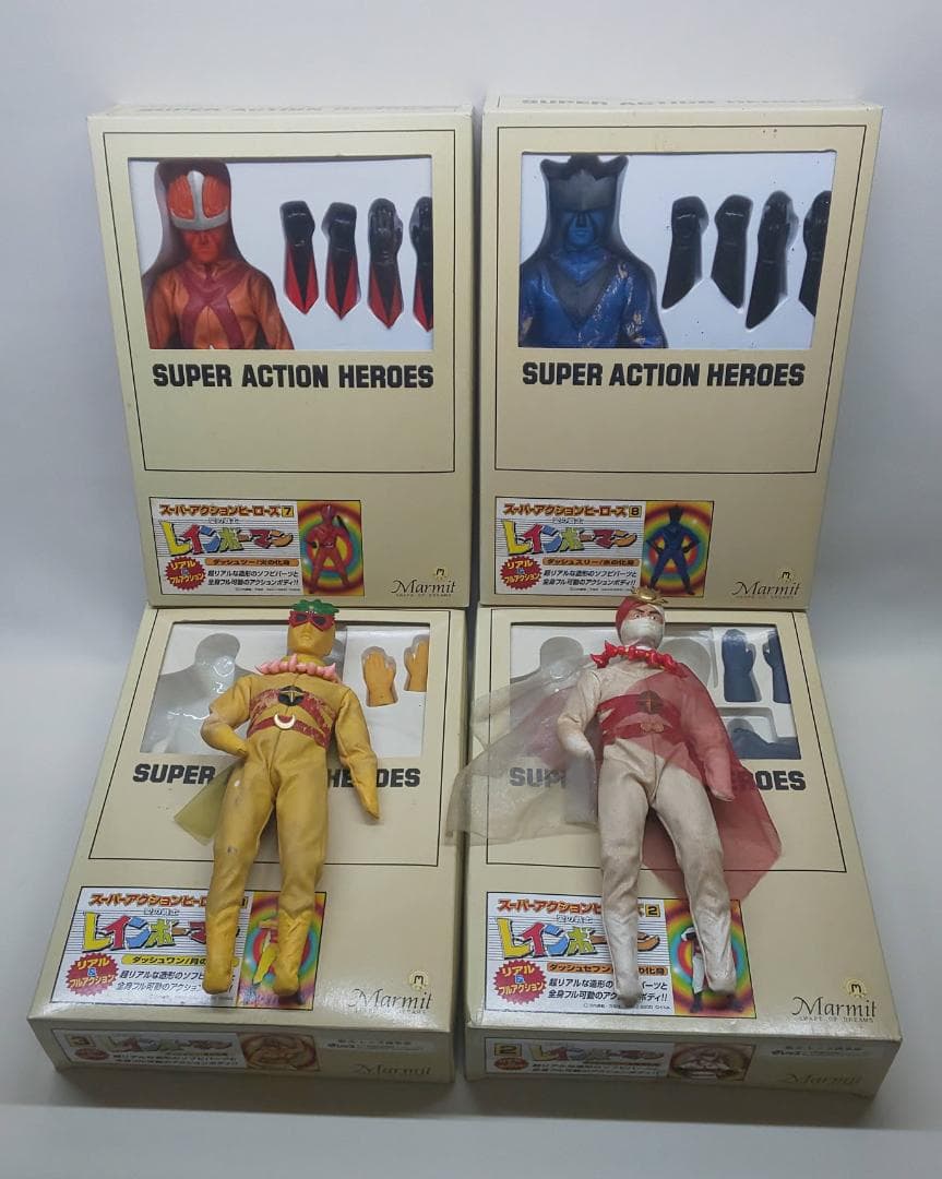 マーミット　スーパーアクションヒーローズ　4体セット